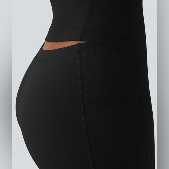 Halara Softlyzero Airy Active Dress Backless Pockets Stretch Built-In Shorts S - Picture 4 of 6